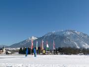 Start van de loipes in Ruhpolding