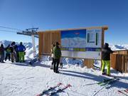 Gedetailleerde informatie bij de overgang Hochzillertal-Hochfügen