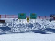 bewegwijzering bij de Samsonbahn