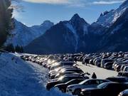 Parkeerplaats bij de Hirscheckbahn