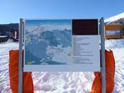 Overzichtsbord met actuele informatie