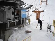 Vriendelijk personeel bij de instap