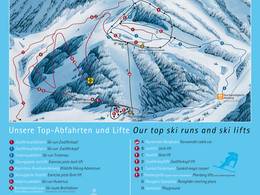 Pistekaart Karwendel Bergbahn (Zwölferkopf) – Pertisau