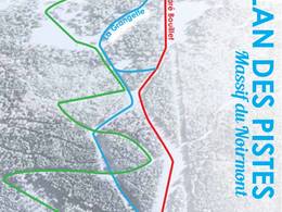 Pistekaart Mouthe – Massif du Noirmont