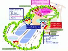 Pistekaart Mt. Rokkō Snow Park