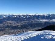 Uitzicht op Spittal an der Drau en de Millstätter See
