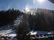 Parkeerplaatsen met vierpersoons stoeltjeslift