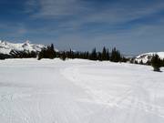 Gemakkelijke pistes beginnen bij de Prospect Express