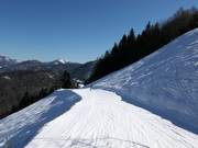 Gemakkelijke familieafdaling naar het dal