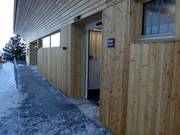 Verzorgde toiletten bij het bergstation van de Rosenalmbahn