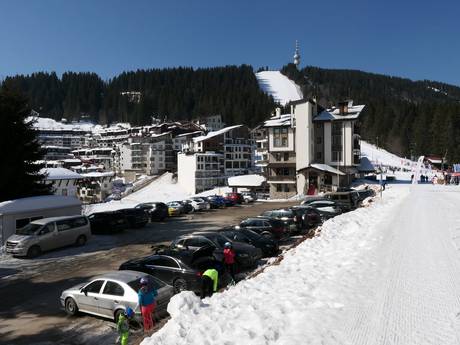 Rhodopen: bereikbaarheid van en parkeermogelijkheden bij de skigebieden – Bereikbaarheid, parkeren Pamporovo