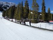 Transportband voor de eerste pogingen