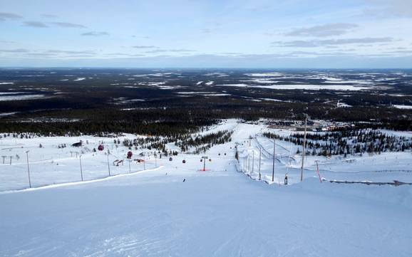 Grootste hoogteverschil in Finland – skigebied Ylläs