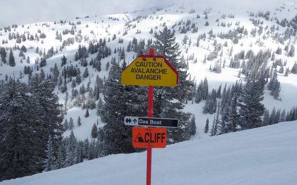 Skigebieden voor gevorderden en off-piste skiërs Teton Range – Gevorderden, off-piste skiërs Grand Targhee