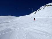 De zwarte afdaling Petersgrat