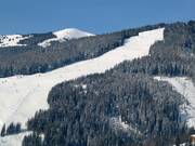 Uitzicht op de Bernkogelafdaling