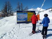 Informatiebord bij de Freiberglift