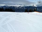 Perfect geprepareerde piste