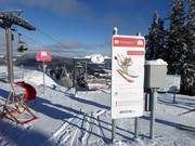 Photopoint bij het bergstation van de Panoramabahn