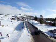 Route naar het Torget Idre Fjäll