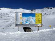 Informatiebord bij het bergstation van de Eisseebahn