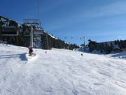 Afdaling bij de Kühtaile-stoeltjeslift