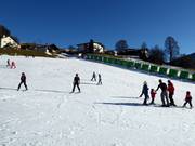 Beginnersgebied in het dal in Hopfgarten