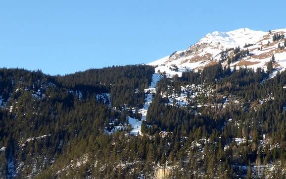 Lechtal: Grootte van de skigebieden – Grootte Jöchelspitze – Bach
