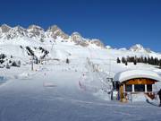 Gemakkelijke piste Campo Scuola Chiesetta (Passo San Pellegrino)