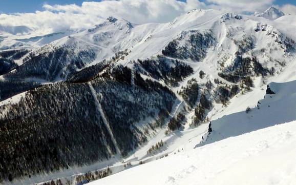 Vallée de la Tinée: Grootte van de skigebieden – Grootte Auron (Saint-Etienne-de-Tinée)