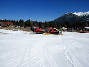 Pistenbully's staan klaar