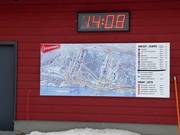 Pistekaart bij het dalstation