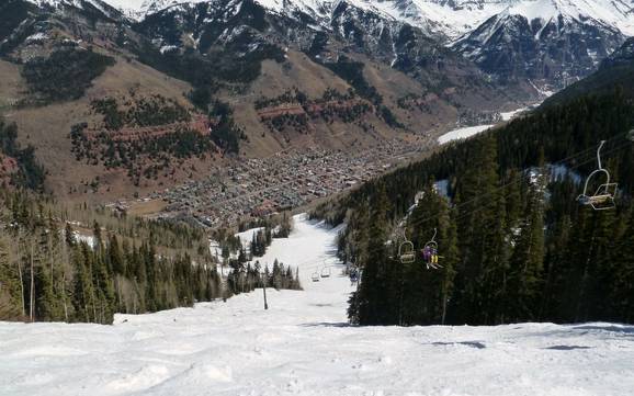 Skigebieden voor gevorderden en off-piste skiërs San Juan Mountains – Gevorderden, off-piste skiërs Telluride