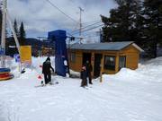 Goede begeleiding van de kinderen bij de sleeplift