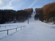 Afdaling naar het dalstation