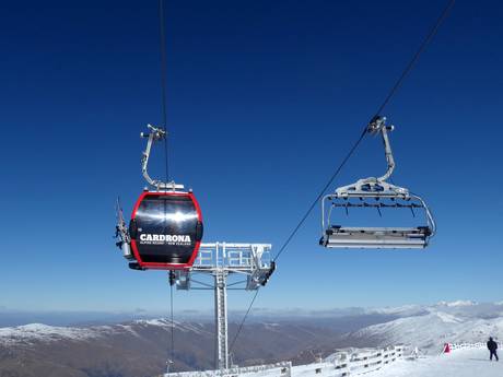 Skiliften Nieuw-Zeelandse Alpen – Liften Cardrona