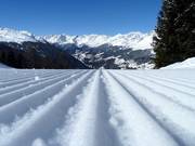 Ribbels in de sneeuw