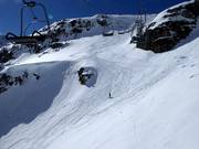 Freeridehellingen bij de Tauernmoosbahn