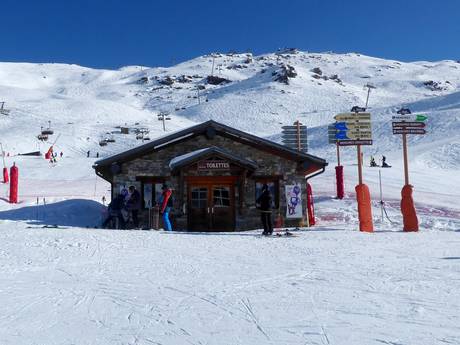 Maurienne: netheid van de skigebieden – Netheid Les 3 Vallées – Val Thorens/Les Menuires/Méribel/Courchevel