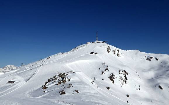 Grootste hoogteverschil in de regio Kitzbühel – skigebied Kitzbüheler Horn Grootste hoogteverschil in de regio Kitzbühel – skigebied Kitzbüheler Horn