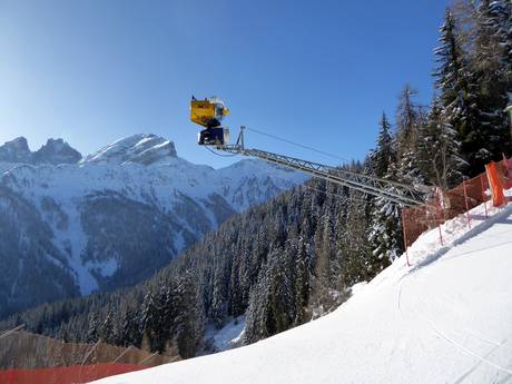 Sneeuwzekerheid Val di Fassa (Fassatal) – Sneeuwzekerheid Passo San Pellegrino/Falcade