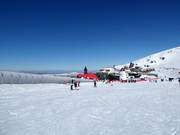 Oefenweide met transportbanden bij de Base Area