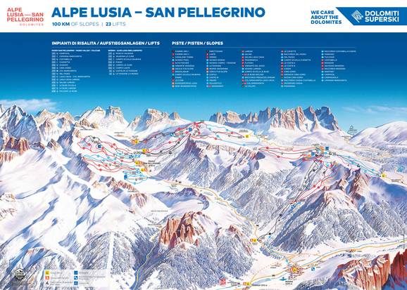 Alpe Lusia & San Pellegrino (Dolomiti Superski)