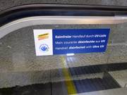 Kiembare leuning door UV-licht