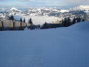 Vers vers geprepareerde piste