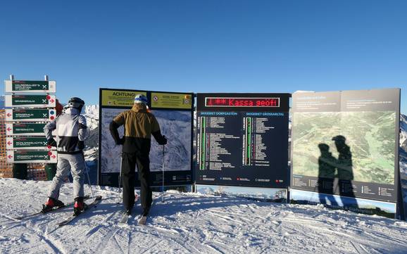 Großarltal: oriëntatie in skigebieden – Oriëntatie Großarltal/Dorfgastein
