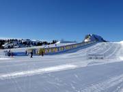 Transportband Cima Zoncolan bij het bergstation Monte Zoncolan
