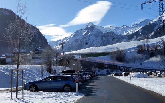 Kapruner Tal: bereikbaarheid van en parkeermogelijkheden bij de skigebieden – Bereikbaarheid, parkeren Kitzsteinhorn/Maiskogel – Kaprun