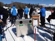 Afvalscheiding in het skigebied