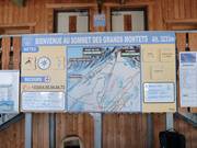 Informatiebord op 3275 m